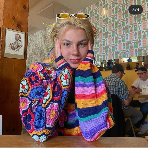 Farm Rio Crochet Sweater - Picture 5 of 9